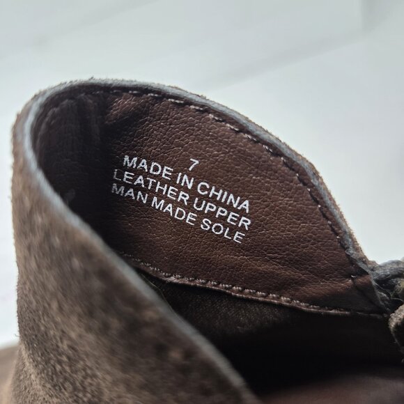 Very Volatile Greyson Brown Suede Ankle Booties Faux Snakeskin Heel Women’s 7 - Picture 9 of 9